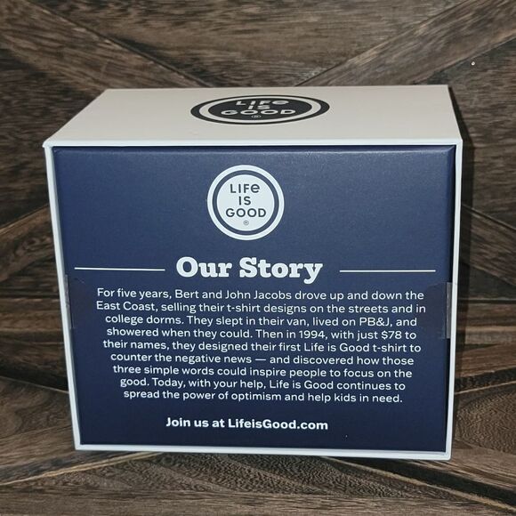 LIFE IS GOOD Take It Easy 15oz Diner Mug • Microwave & Dishwasher Safe • New - Picture 3 of 7